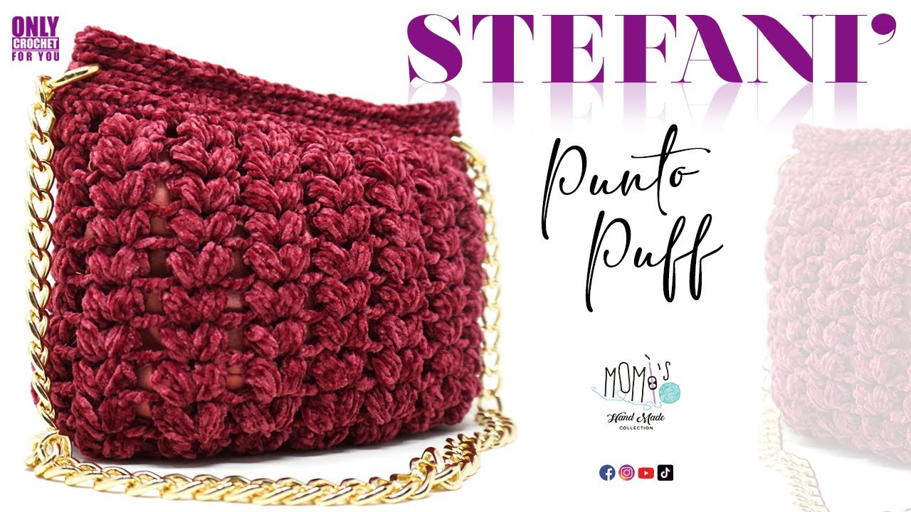 TUTORIAL BORSA UNCINETTO STEFANI' || EASY CROCHET BAG 🌻@momiscrochet #crochet #tutorial #bag 