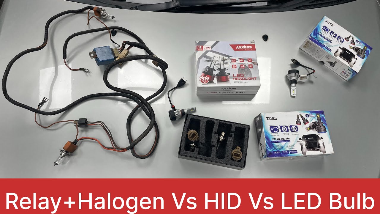 HID vs LED vs Halogen Bulbs in Projector & Reflector Housings \ Which Headlight Bulb is Best Install