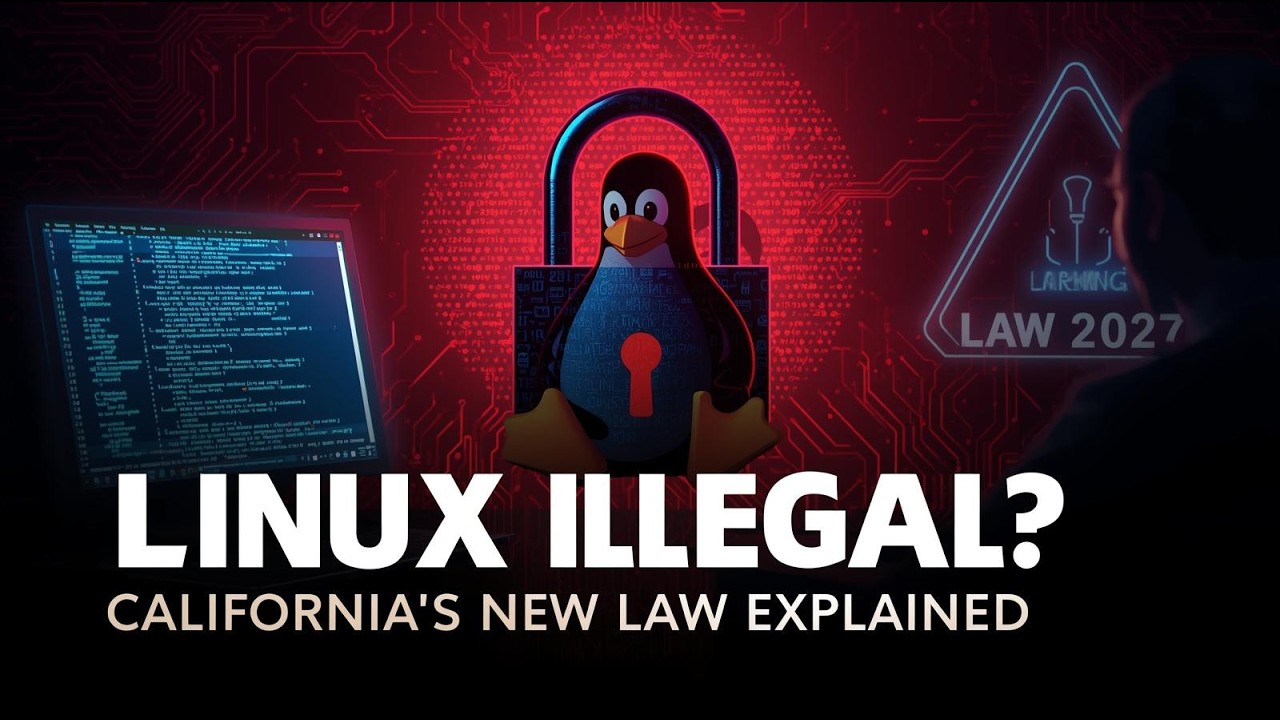 California’s New Law Could Make Linux Illegal… Here’s Why