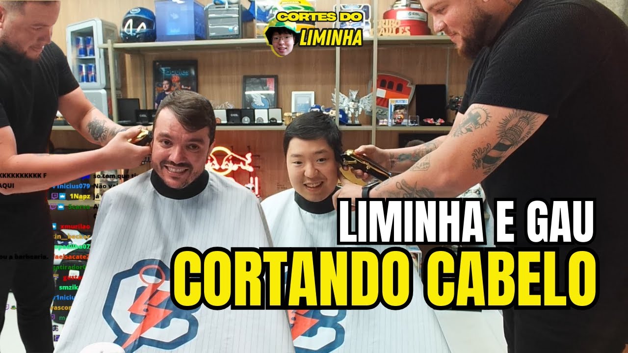 LIMINHA E GAU CORTANDO O CABELO! FIZERAM O CORTE DO K9!
