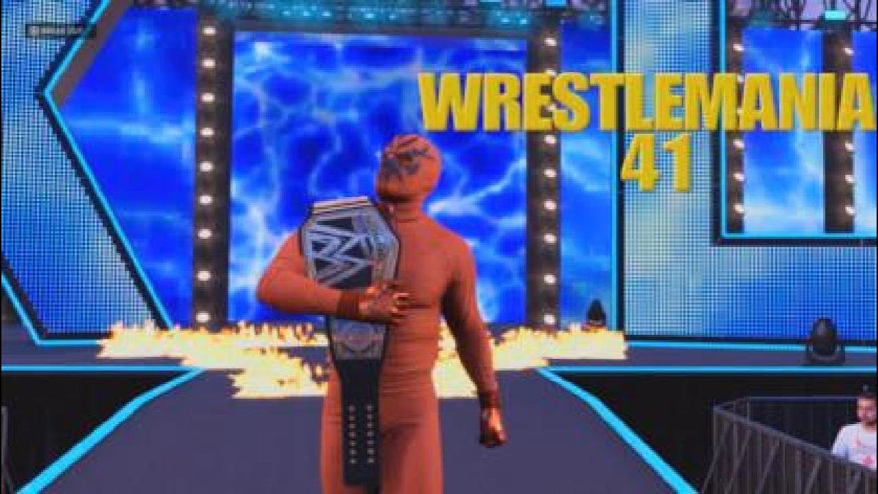WWE 2K25 WRESTLEMANIA 41 DH YUNG MAKES A ELECTRIC ENTRANCE AS CHAMPION!!!!!