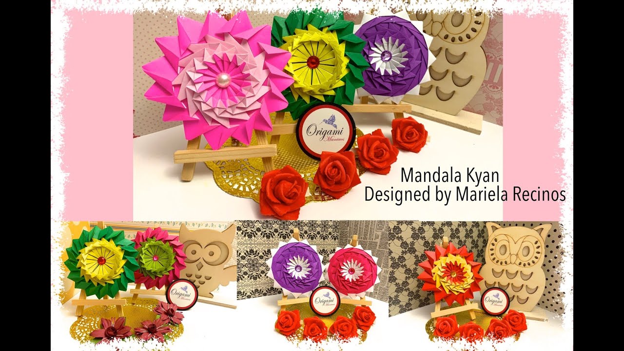 Origami Maniacs 473: Mandala Kyan (3 Variations)