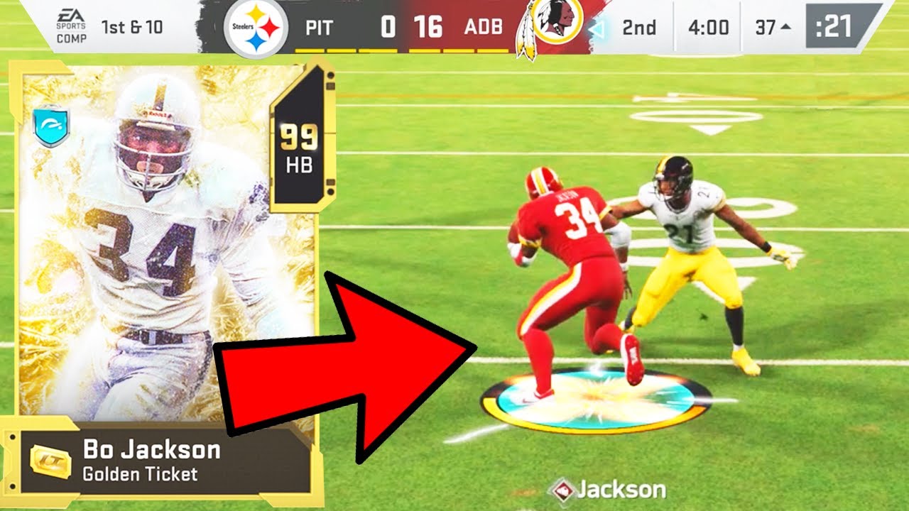 GOLDEN TICKET BO JACKSON BREAKS THE NFL RECORD! Madden 20 Ultimate Team Ep.75