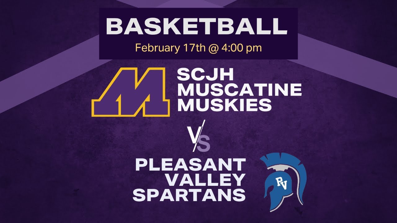 SCJH 8th Grade Muskie Basketball Hosts Pleasant Valley