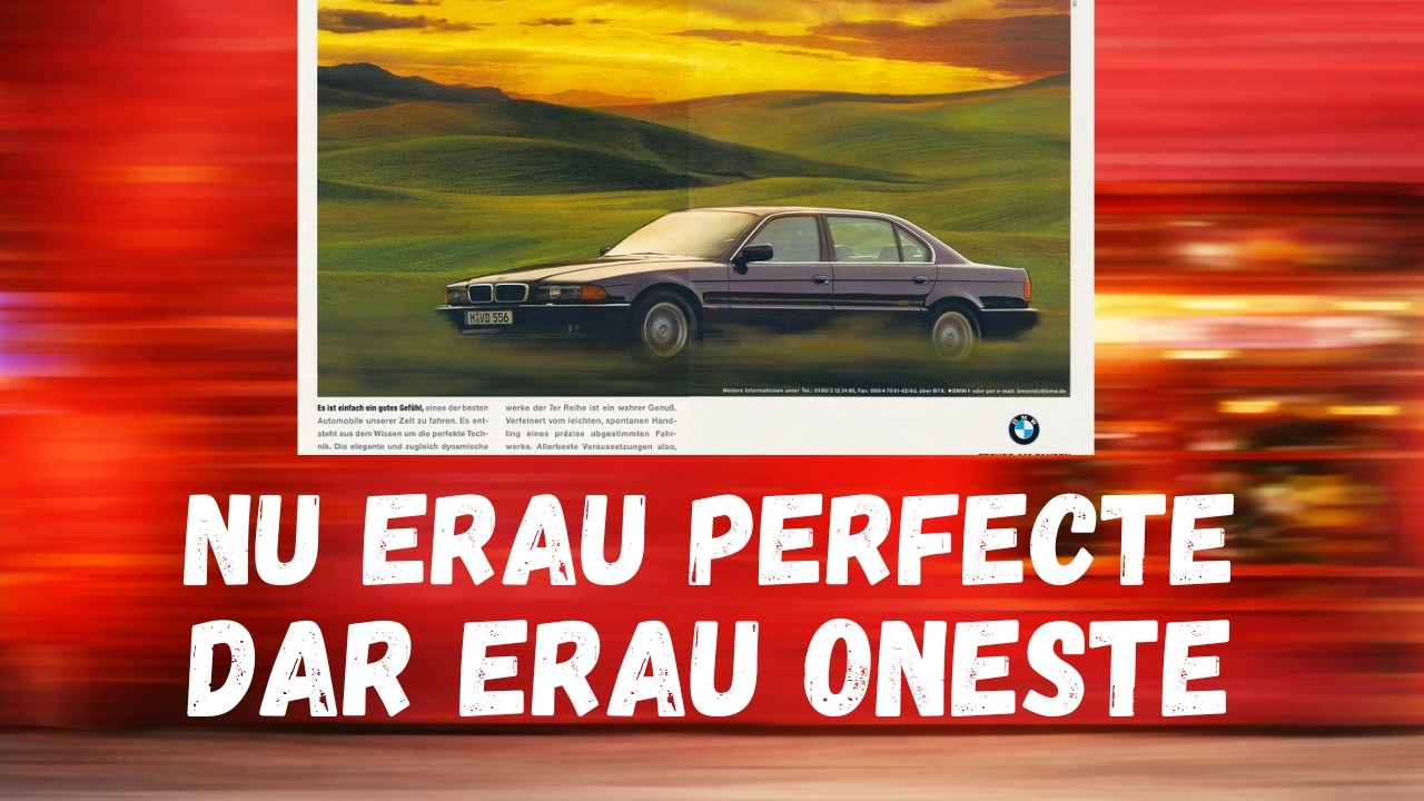 BMW Seria 7. E32. Istoria Primului V12 care a speriat Mercedes