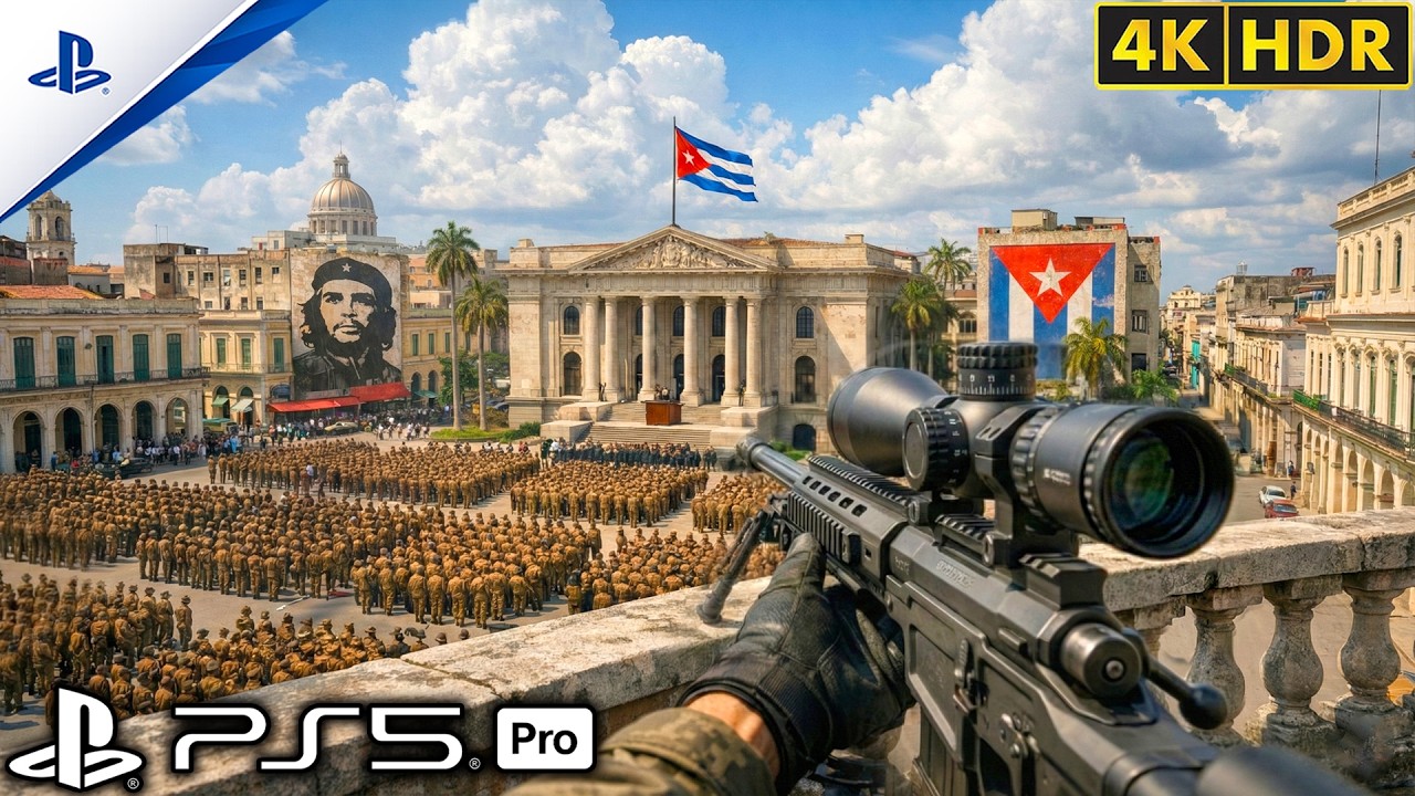 (PS5) Undercover Sniper in Cuba Stealth Mission | Ultra Realistic Gameplay [4K60FPS] Call of Duty