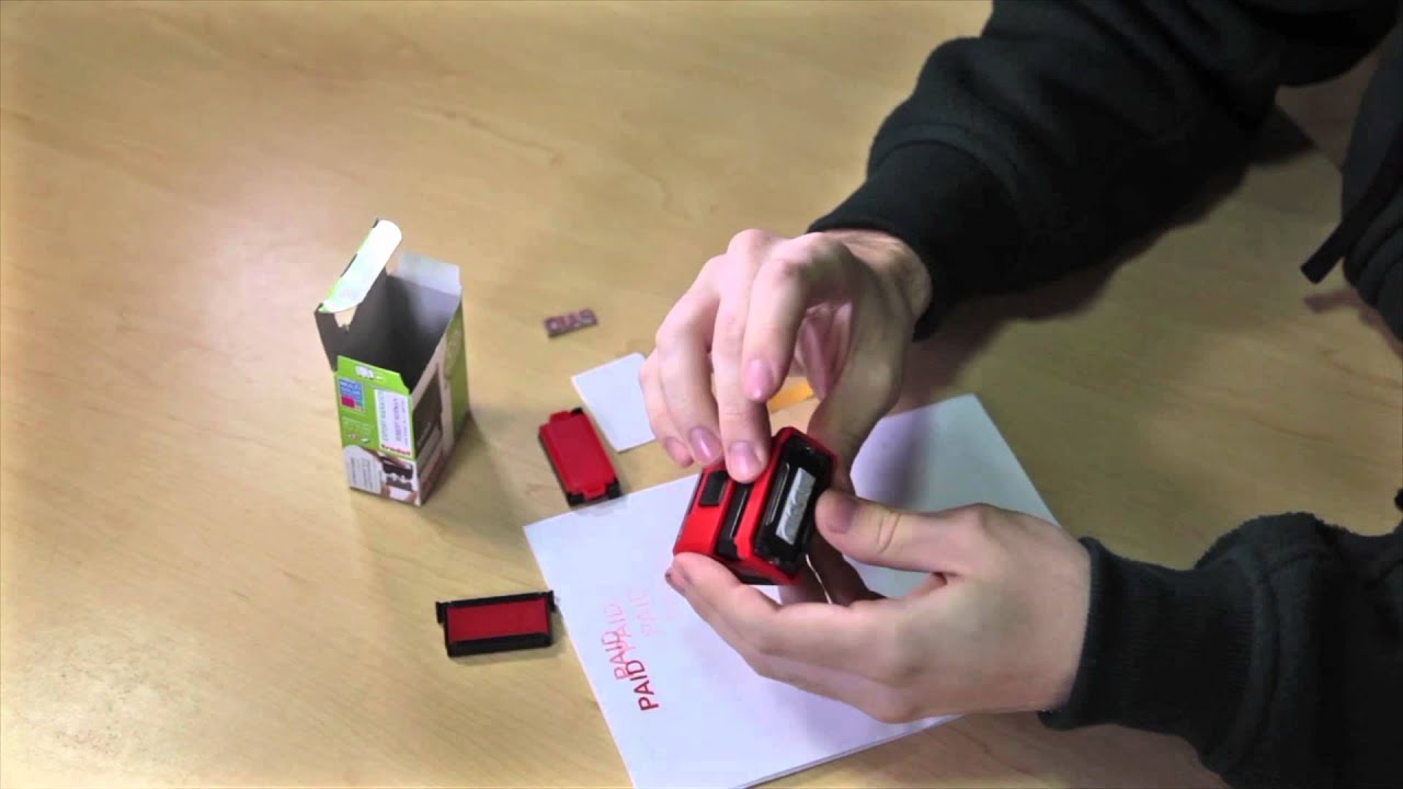 How to replace your stamps textplate