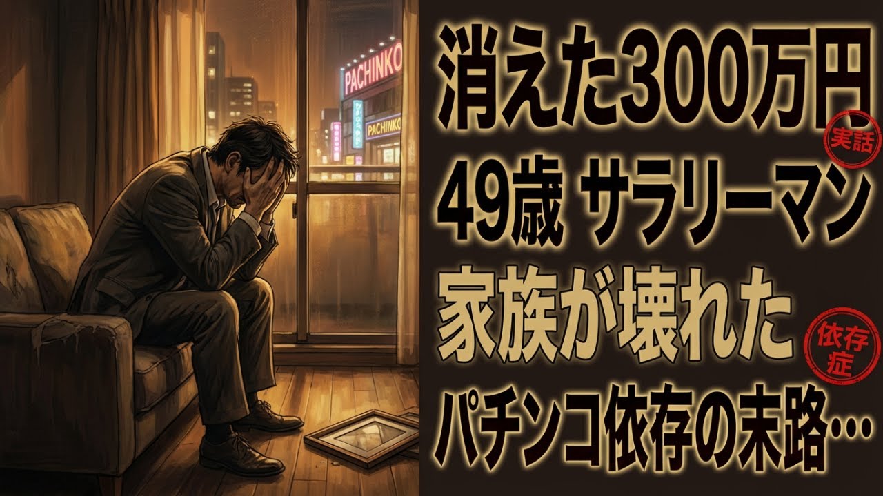 【老後資金消失】49歳サラリーマン・貯金300万円→パチンコで全額消滅…息子の「お父さんなんか大嫌い」が胸を刺す