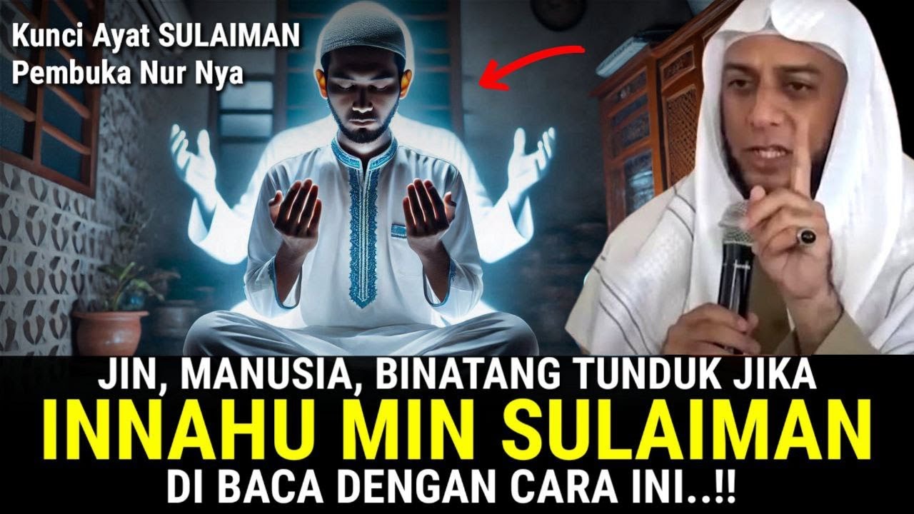 MERINDING !! Kunci Ayat Sulaiman Pada Satu Huruf Ini Untuk Cepat Terbuka Rahasianya