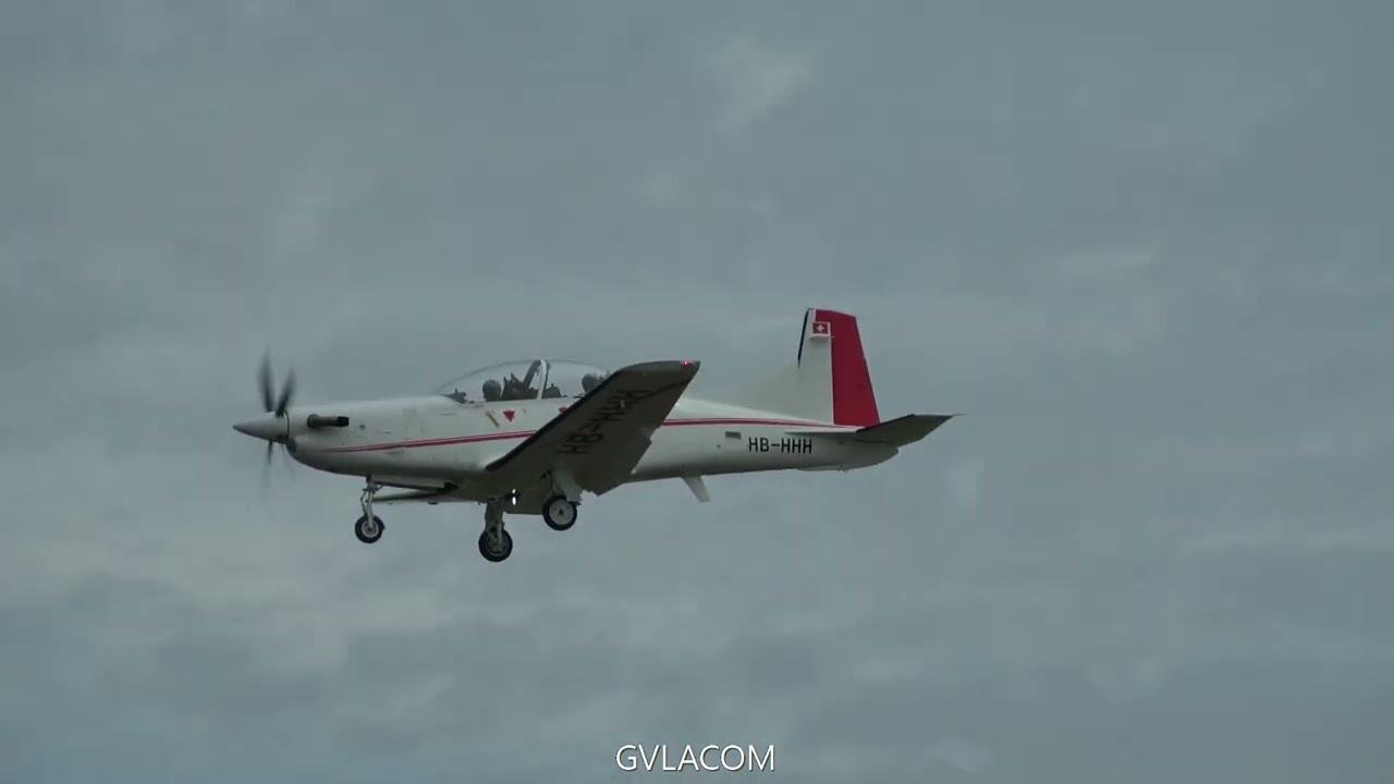 Pilatus PC-7 Mk.II  Pilatus Aircraft  arrival at RIAT 2022
