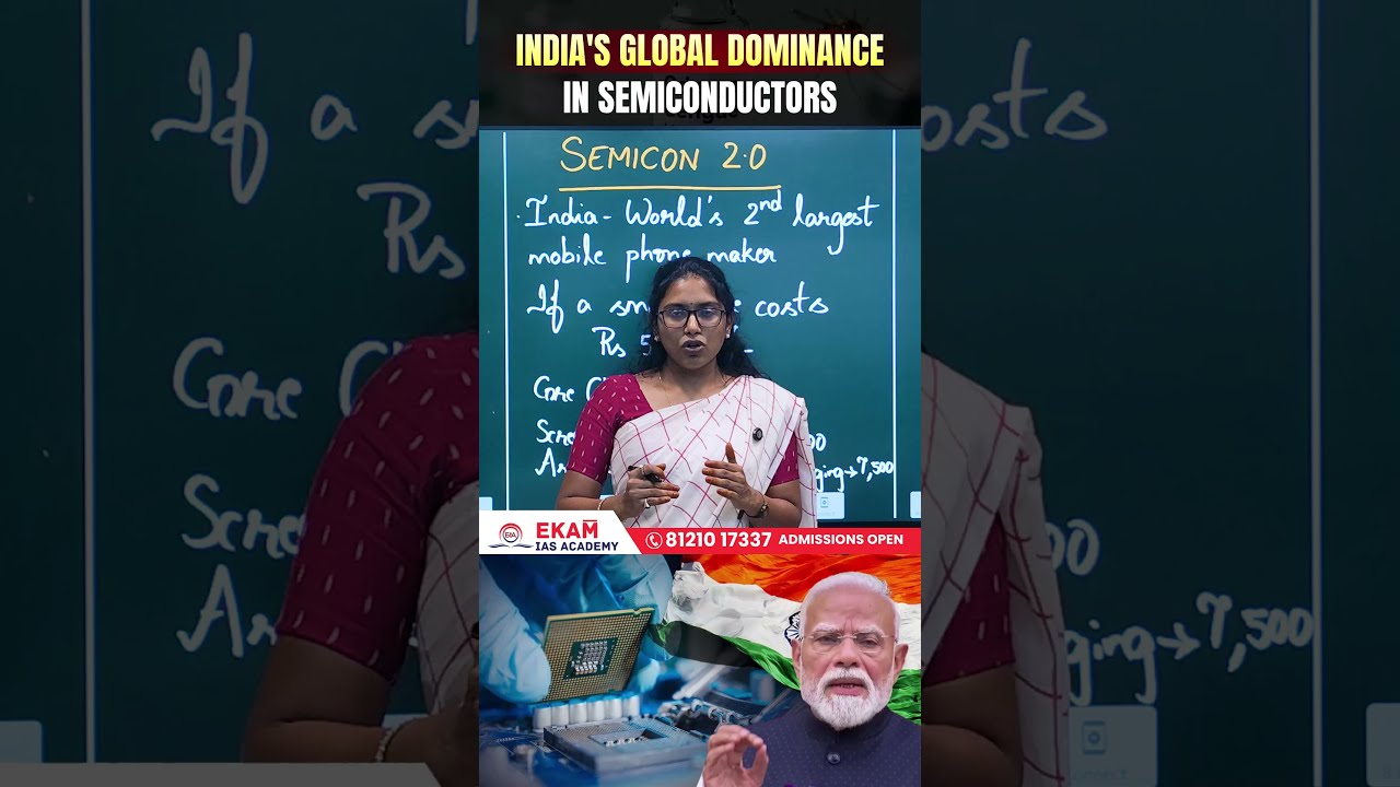 Why India Still Doesn't Make Smartphone Chips? | Semicon India 2.0 Explained | UPSC Current Affairs