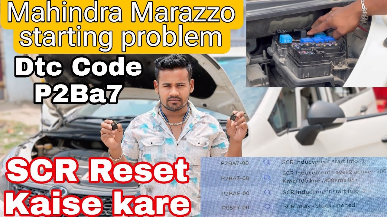 Mahindra Marazzo SCR ResetnProblem /marazzo scr reset kaise kare Mahindra Marazzo dpf regeneration