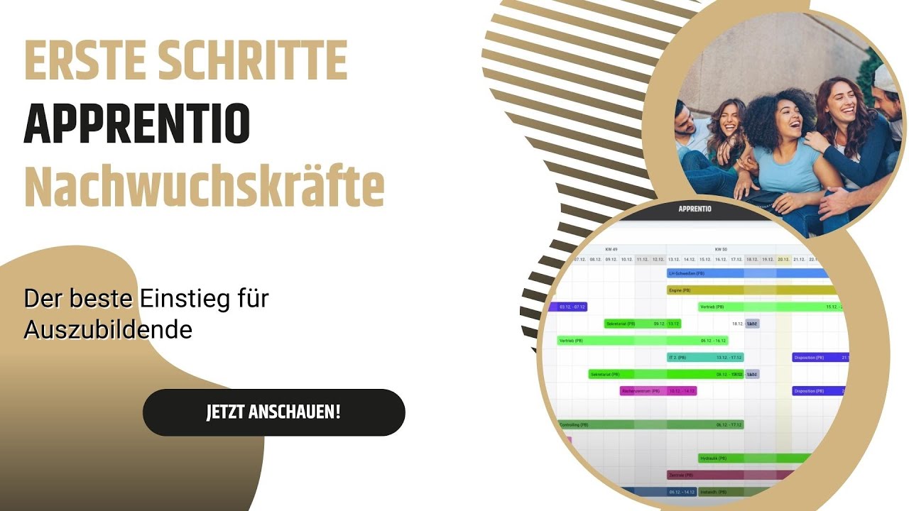 APPRENTIO // Erste Schritte f&uuml;r Nachwuchskr&auml;fte