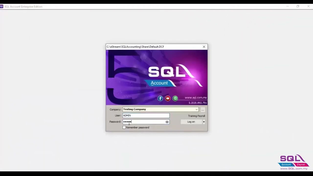 SQL Payroll link to SQL Accounting (Monthly Posting)