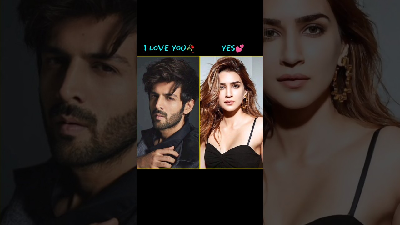 Kartik Aaryan Kriti Sanon Proposal 🥀💕 #love #bollywood #actor #actress #trending