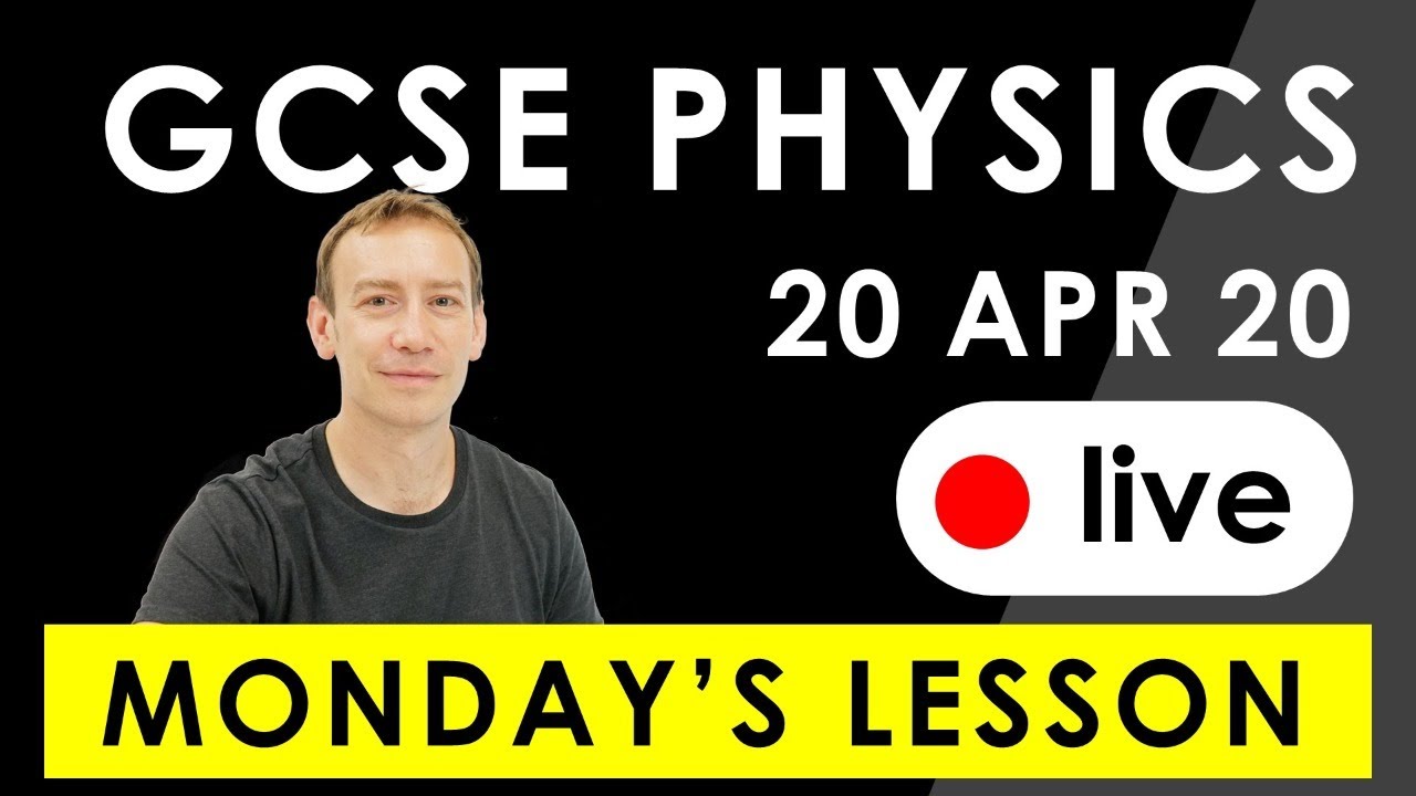 GCSE Physics with Lewis (Kinetic Energy) - Monday 20th April 2020