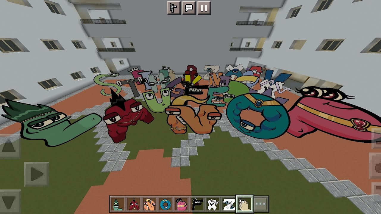 Alphabet Lore Nextbots Addon in Minecraft pe | Addon in the Description