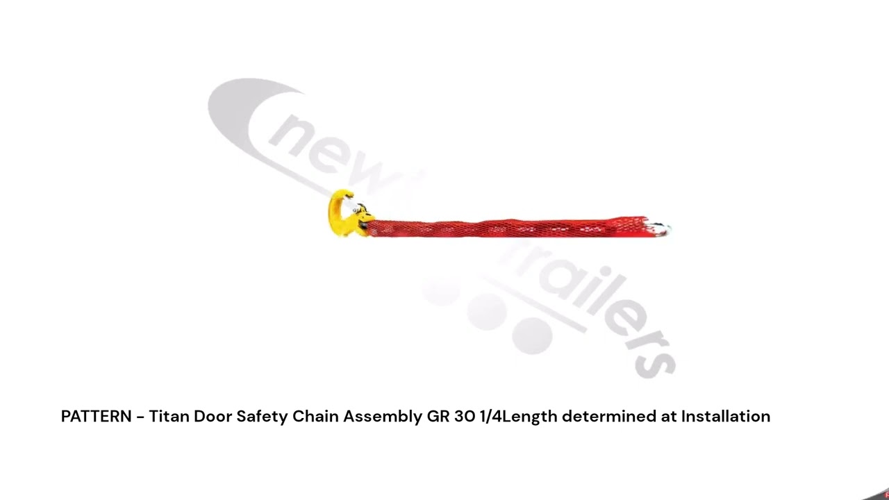 N1010849 PATTERN - Titan Door Safety Chain Assembly GR 30 1/4Length determined at Installation