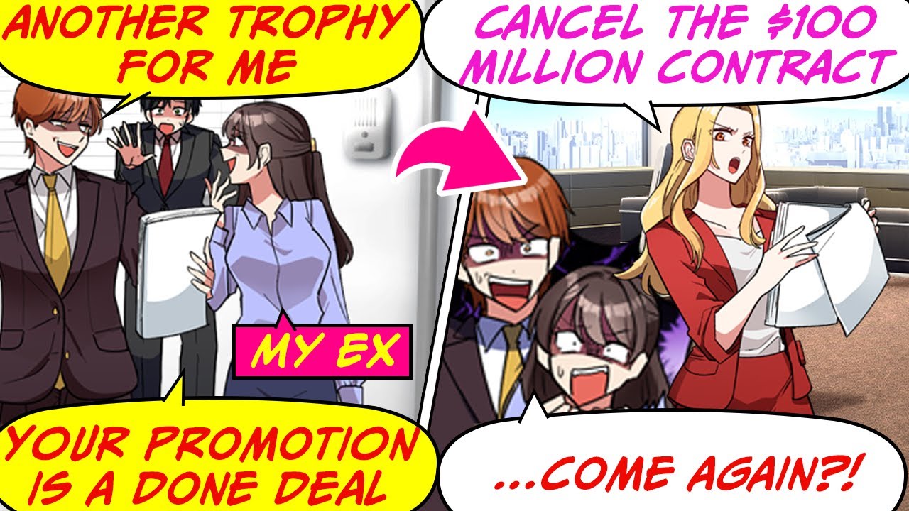 [Manga Dub] My coworker stole My presentation, but on meeting day he turned pale...!? [RomCom]