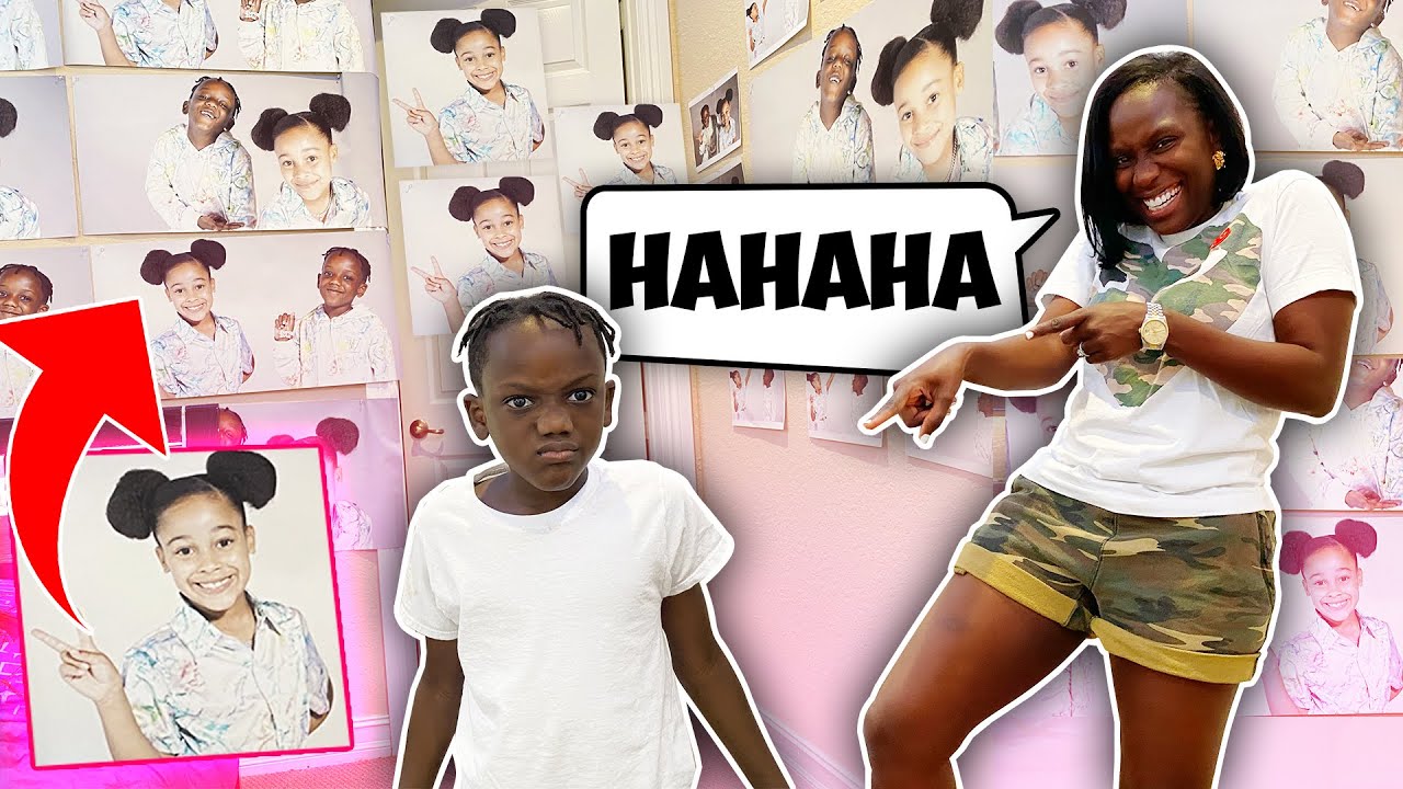 I FILLED Siah's Room With PICS Of His Crush *Cant Believe His Reaction*