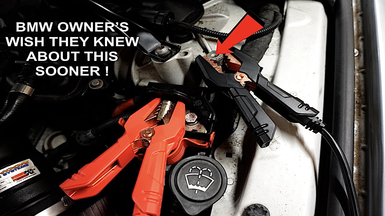 HOW TO PROPERLY JUMP START A BMW THE CORRECT WAY !!