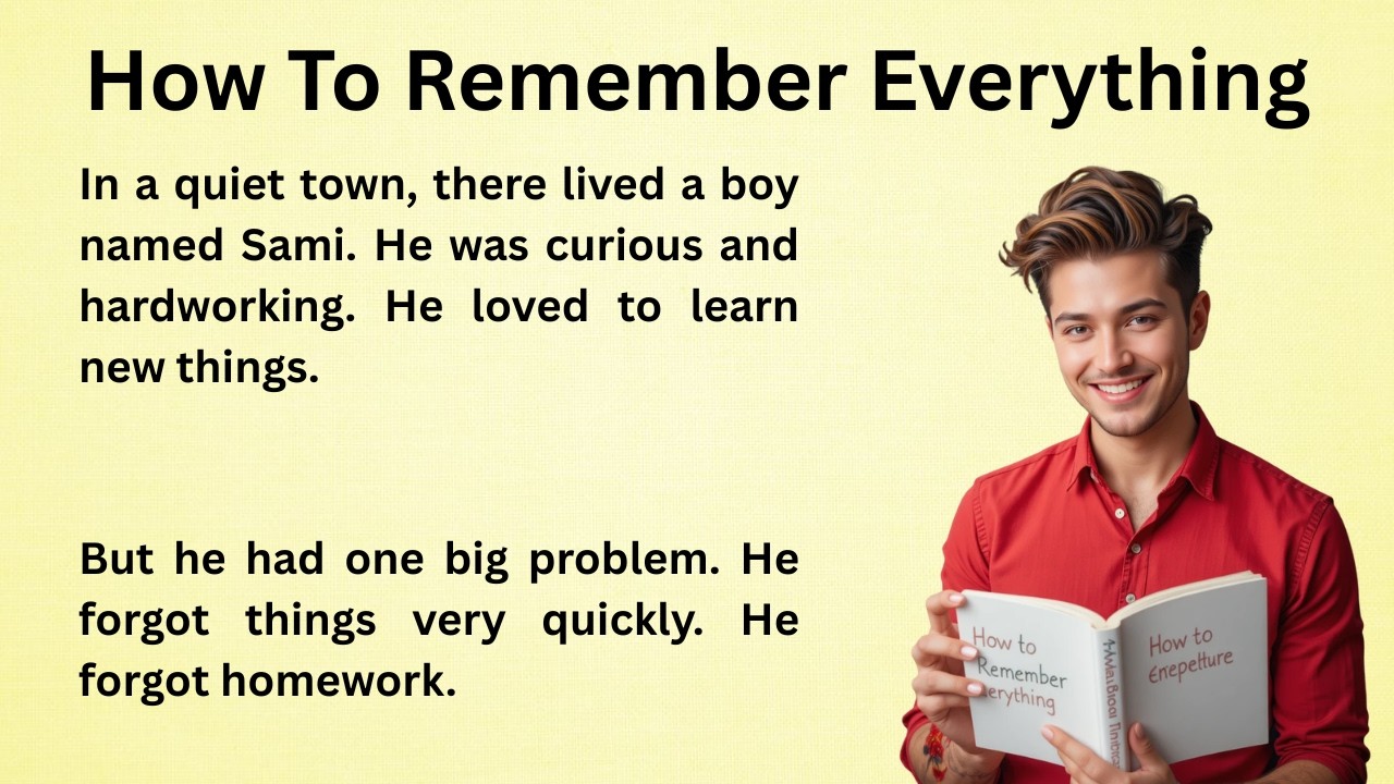 How To Remember Everything || Learn English Improve Your English || Listen And Practice