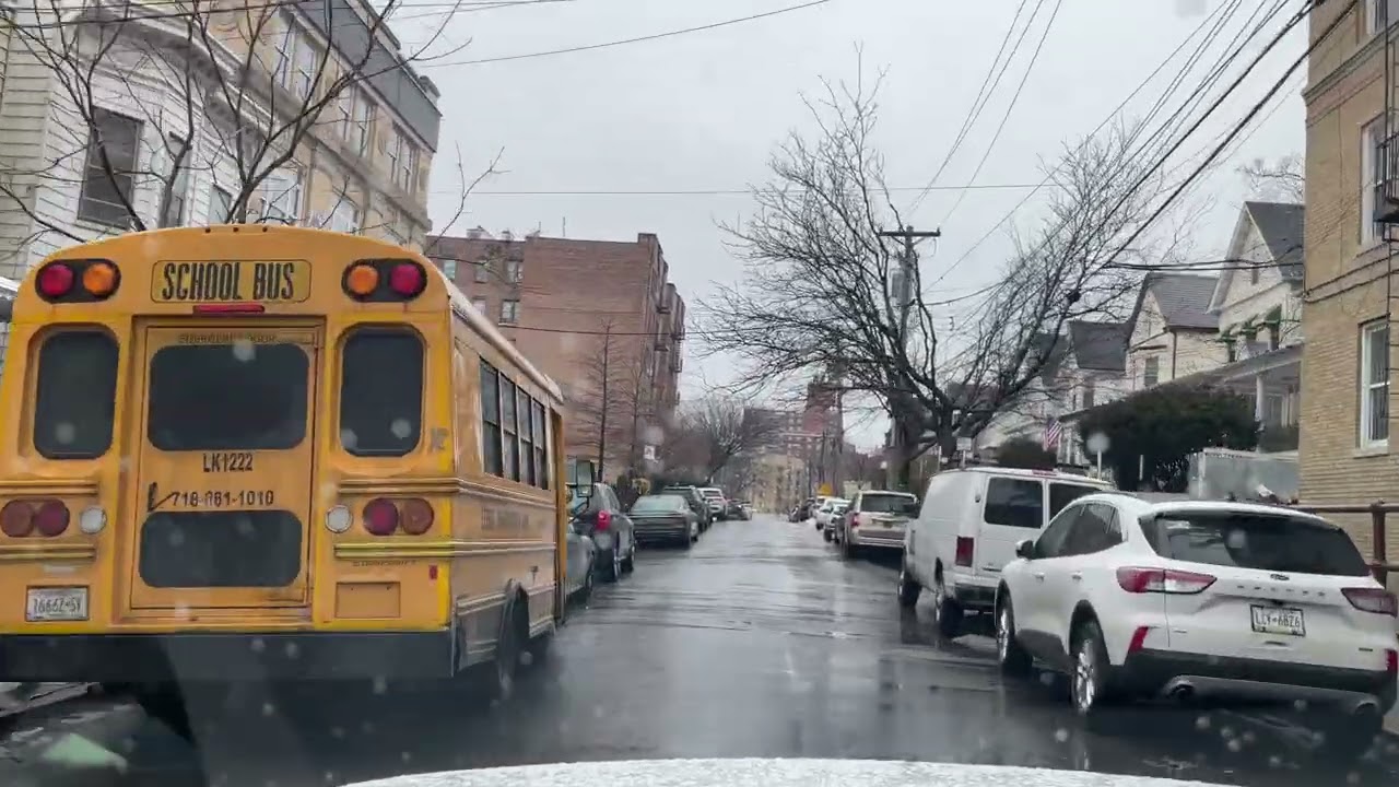 WWG 4K Drive🌧️: NYC Bronx, Baychester / Olinville - White Plains Road 2026-02-20