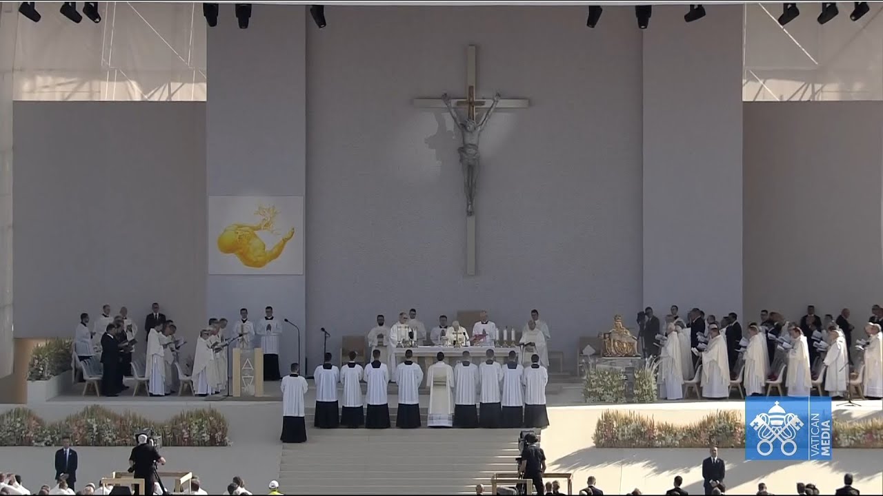 Holy Mass with Pope Francis,  on the Feast of Our Lady of Sorrows, in Slovakia 15 September 2021 HD