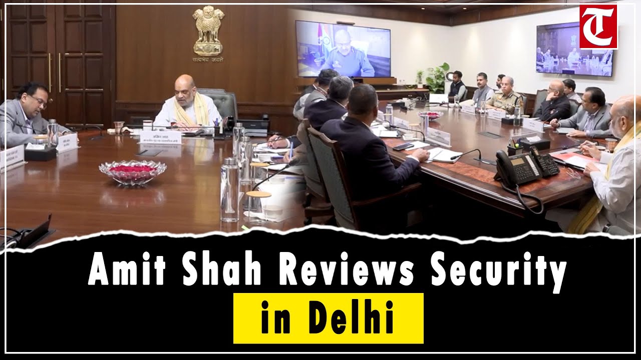 Amit Shah Chairs High-Level Security Review Meeting at His Residence in Delhi