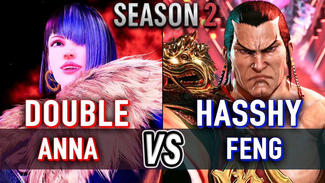 T8 🔥 DOUBLE (Anna) vs HASSHY (Feng) 🔥 Tekken 8 (SEASON 2) High Level Gameplay