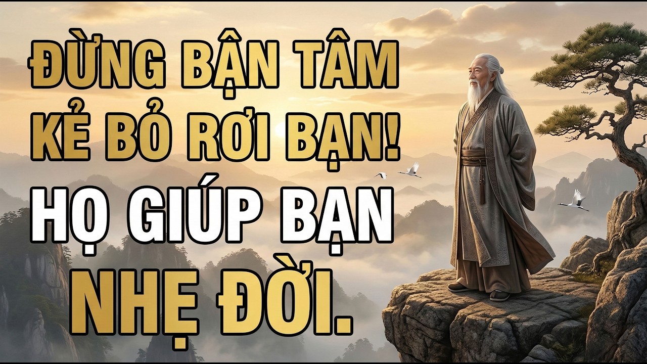 CỔ NHÂN DẠY: Đừng Bận Tâm Người Không Chọn Bạn—Họ Đang Giúp Bạn Nhẹ Đời | Triết Lý Sống