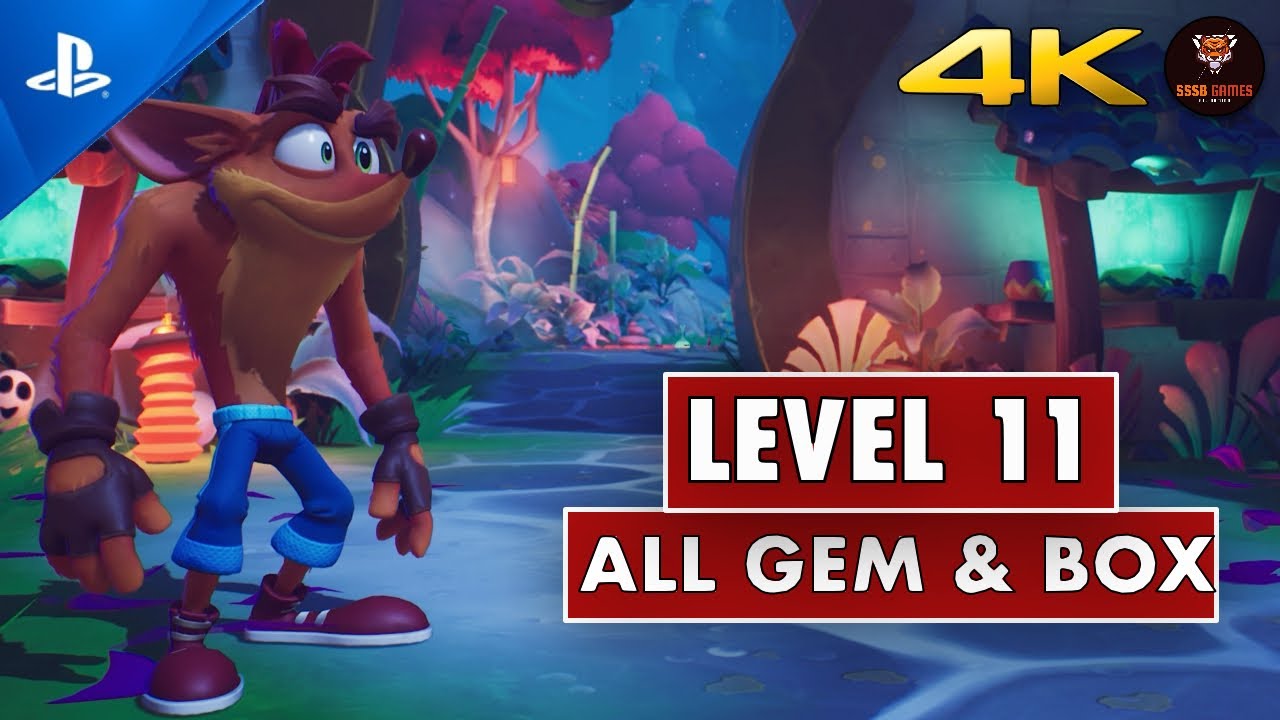 PS5 Crash Bandicoot 4 - All Boxes and Hidden Gem Level 11 DRAGGIN' ON AMAZING