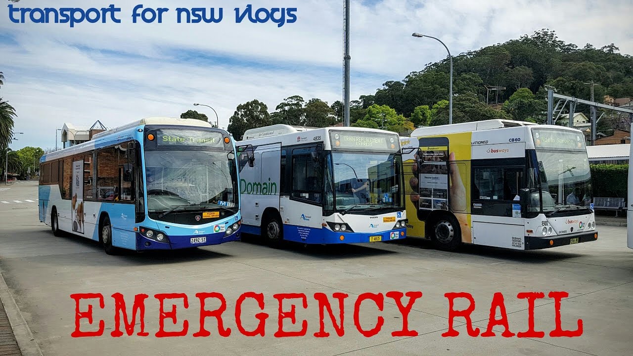 Transport for NSW Vlog No.1060 Gosford Buses - Emergency Rail