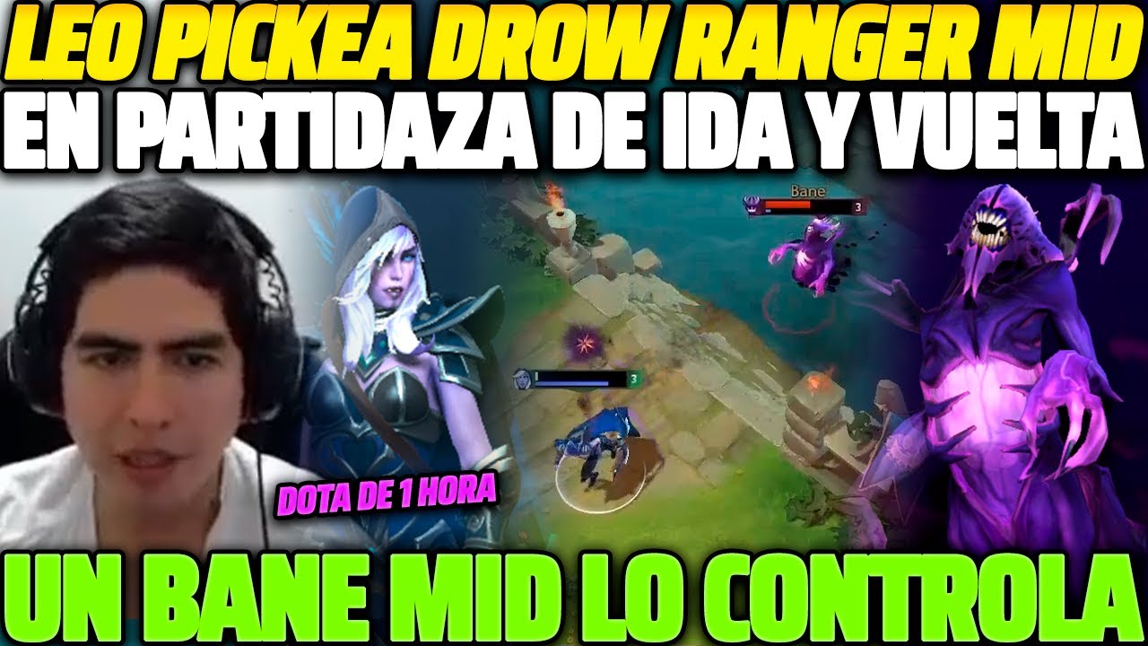 😲 LEOSTYLE PICKS A DROW RANGER MID 😲 IN AN EPIC 1-HOUR ROUND-THROTTLE GAME, A BANE TAKES CONTROL ...