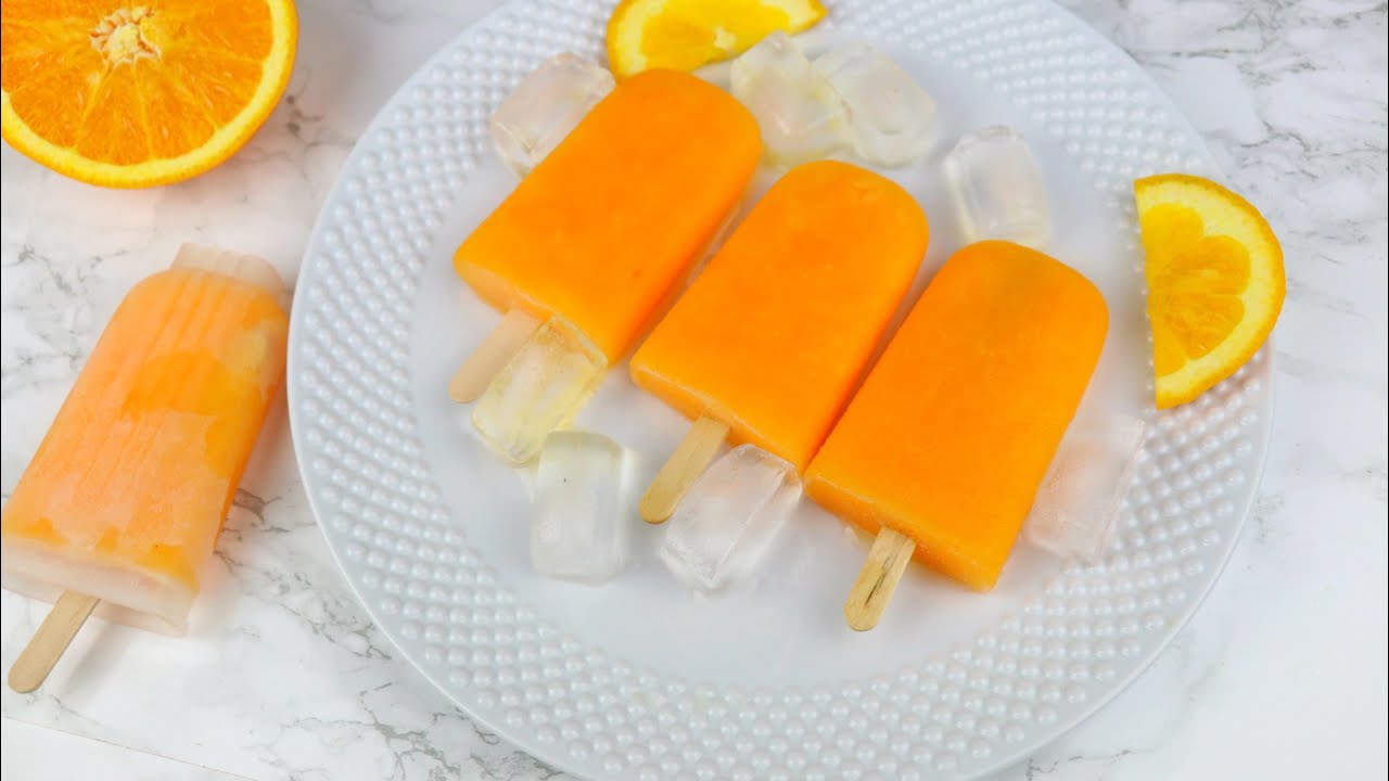 অরেন্জ ললি আইসক্রিম | Bangladeshi Orange Lolly Ice Cream | Lolly Ice Cream Recipe | Summer Ice cream