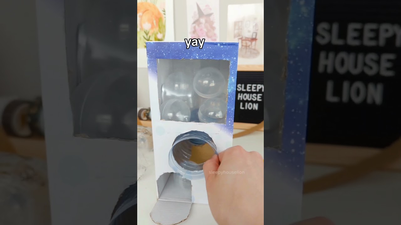 diy gashapon machine #diyproject #gashapon #artistalley #diycraft #diyprojectideas #artistalleytips