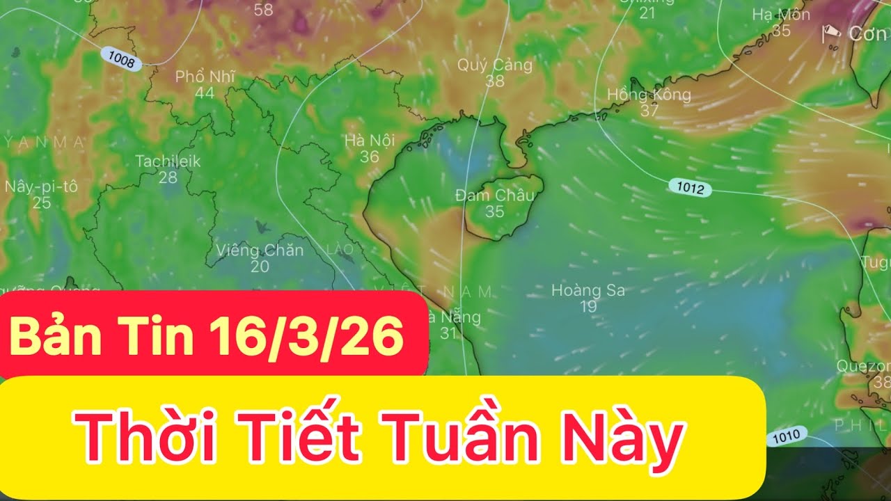 Thời tiết tuần n&agrave;y | Mưa r&agrave;o rải r&aacute;c | Dự b&aacute;o thời tiết h&ocirc;m v&agrave; ng&agrave;y mai 16/3