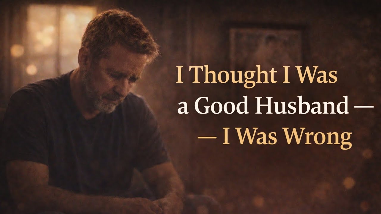I thought I was a good husband. I was wrong…