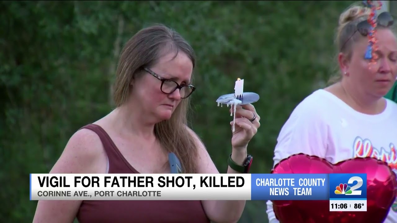 Family holds vigil for Port Charlotte man fatally shot by neighbor over fireworks dispute