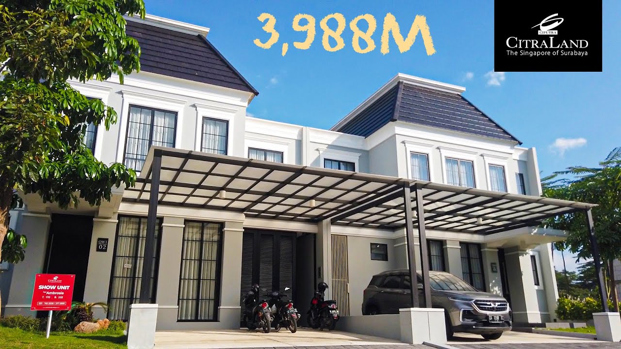 Cakep Abis! 3,988M Tipe Ambrosia, Cluster Oakwood Park, Citraland Surabaya Barat