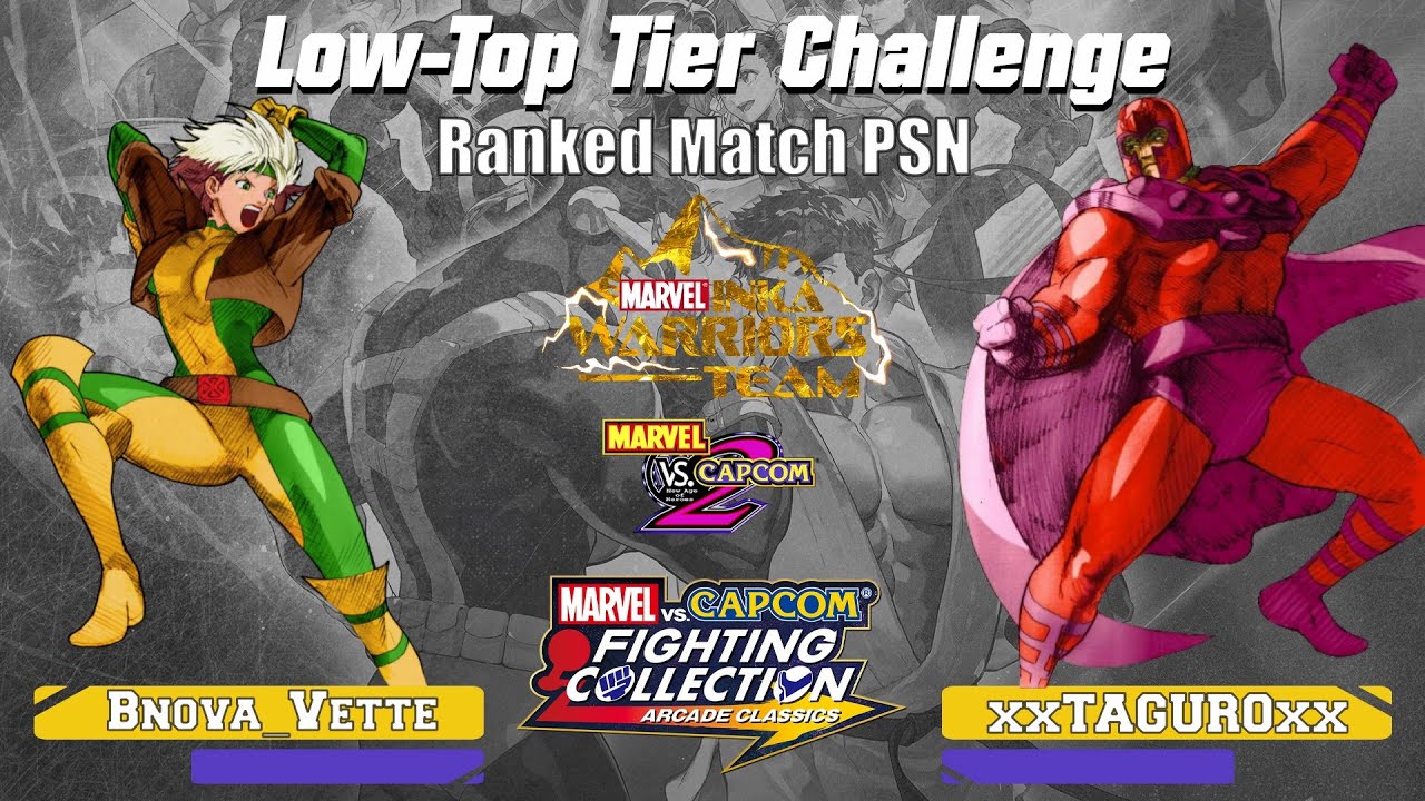 Marvel vs Capcom 2 (PS4) Low vs Top Tier :Bnova_Vette vs xxTAGUROxx:. .12.01.26 GREAT GAMES!🔥🔥🔥 #PSN