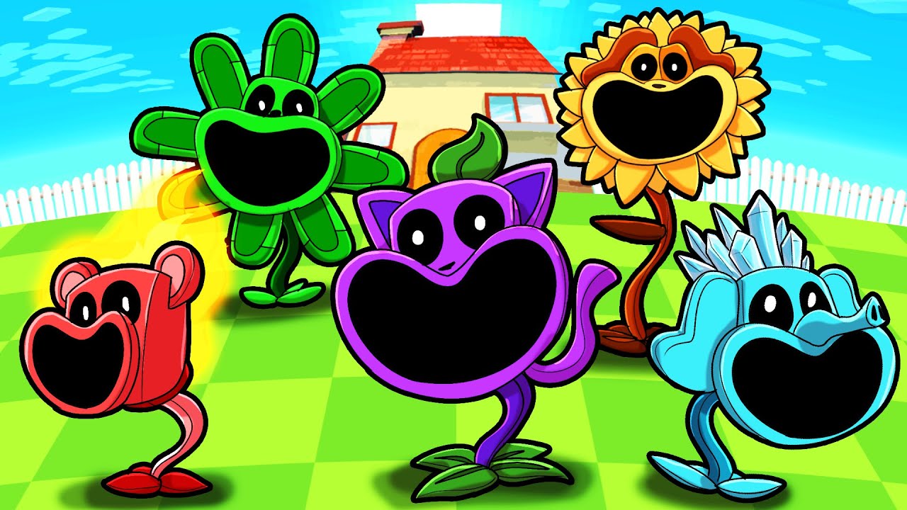 Smiling Critters PLANTS vs ZOMBIE Survival Challenge!