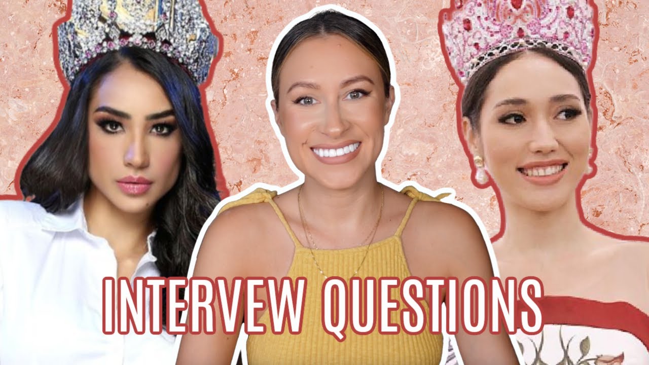 Pageant Interview Questions (On Stage Questions) PRACTICE WITH ME Ep.  1