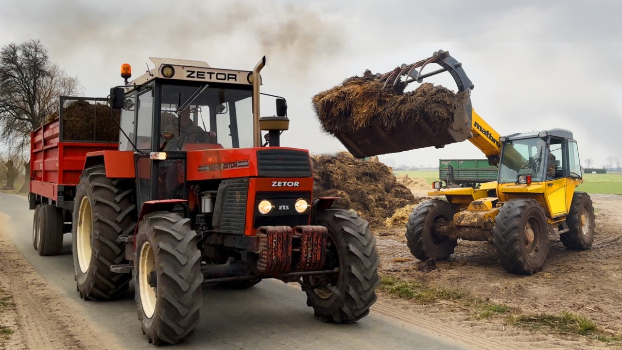 ROZRZUCANIE OBORNIKA 2026 W GR ZWOLIŃSKI☆ZETOR 12245 TURBO & BRIMONT☆MATBRO☆WIOSNA 2026