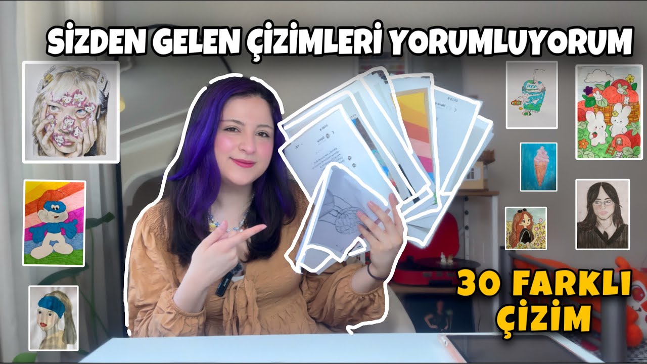 SİZDEN GELEN ÇİZİMLERİ YORUMLUYORUM 🖼️