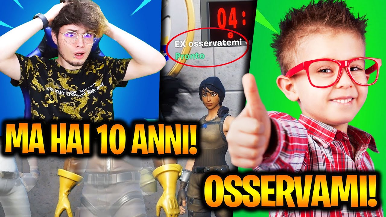 MI INVITA con il NOME EX OSSERVATEMI! Gli FACCIO il PROVINO poi SCOPRO che ha 10 ANNI! INCREDULO!