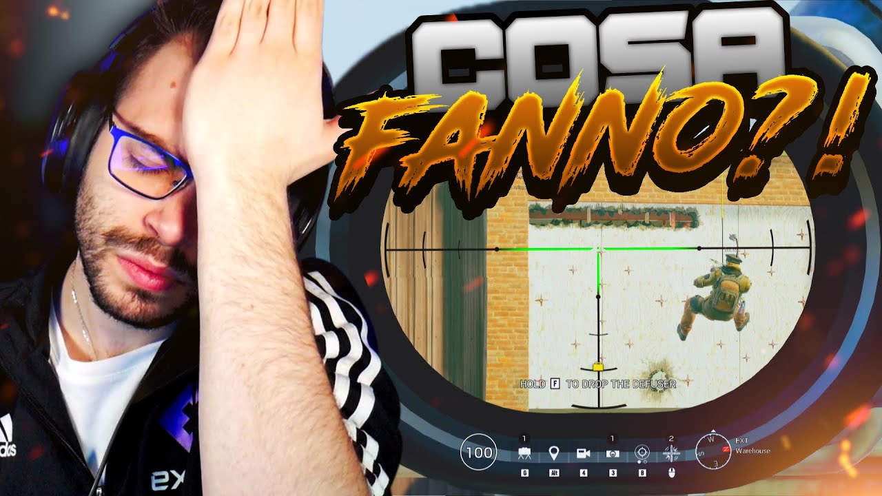NON CREDERETE A QUESTA PARTITA (NO CLICKBAIT)! Rainbow Six Siege ITA Gameplay Ranked PC a Platino