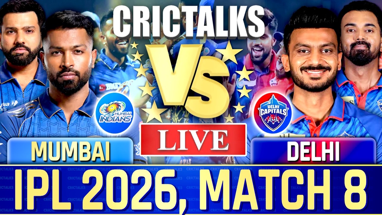 🔴 Live: MI vs DC, Live Commentary | IPL 2026 | Cricket Live Match Score , 1st Innings