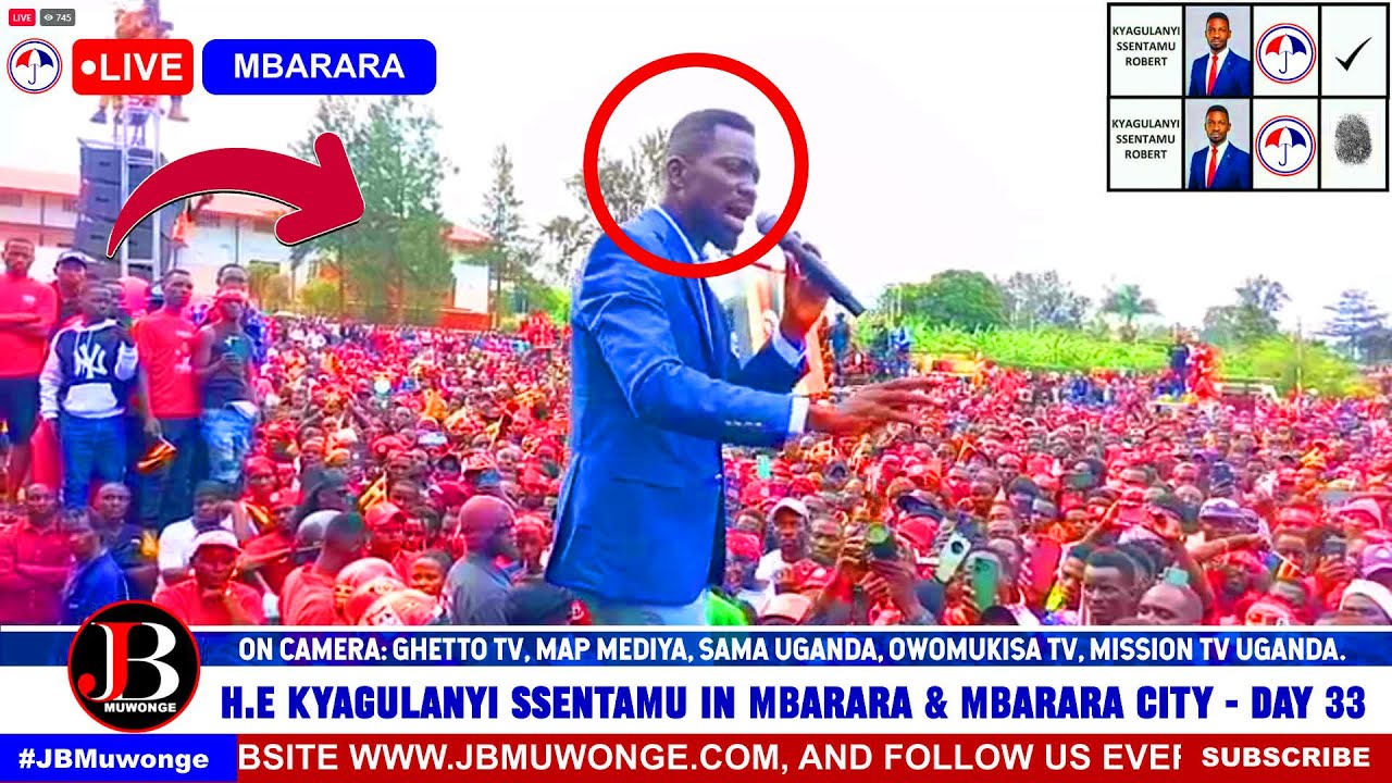 Bobi Wine’s Explosive Speech in Mbarara Exposes Museveni Like Never Before!