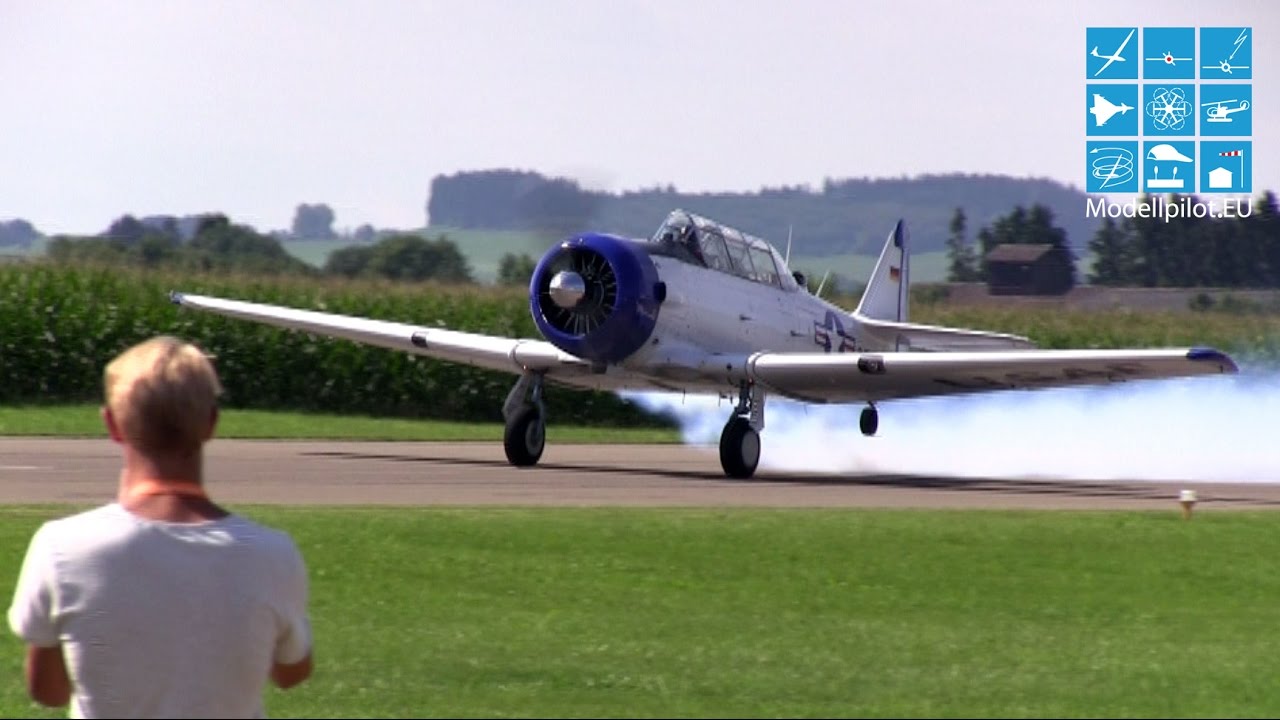 AT-6 (ORIGINAL) JÜRGEN KRAUS AIRSHOW FLIGHT JET WORLD MASTERS 2015 LEUTKIRCH GERMANY